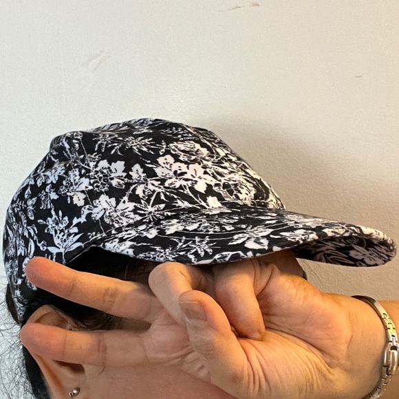 Silhouette Floral Leaf Baseball Cap Nature Hat Vintage Plant Boho Earth Contrast - Picture 10 of 10